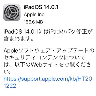 iPadOS14.0.1